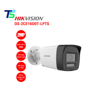 Camera HDTVI 2MP HIKVISION DS-2CE16D0T-LPTS