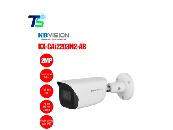 Camera IP 2MP KBVISION KX-CAi2203N2-AB