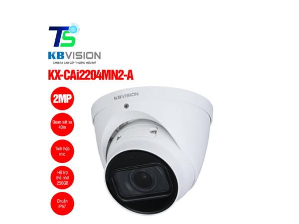 Camera IP Dome 2MP KBVISION KX-CAi2204MN2-A