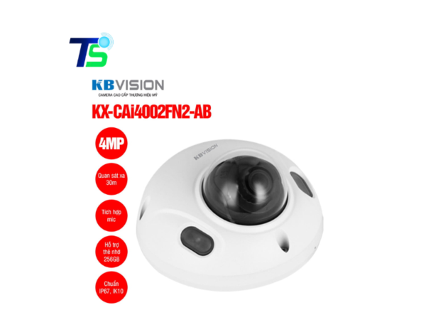 Camera IP Dome 4MP KBVISION KX-CAi4002FN2-AB