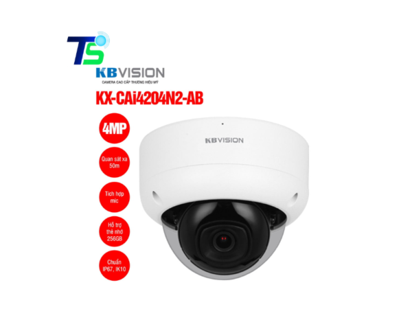 Camera IP Dome 4MP KBVISION KX-CAi4204N2-AB