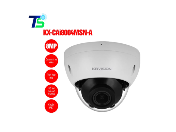 Camera IP Dome 8MP KBVISION KX-CAi8004MSN-A