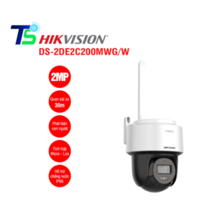 Camera IP Mini PT 2MP HIKVISION DS-2DE2C200MWG/W