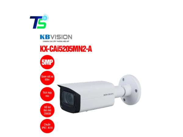 Camera IP thân trụ 5MP KBVISION KX-CAi5205MN2-A