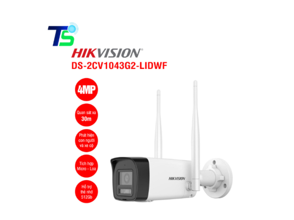 Camera IP Wifi 4MP HIKVISION DS-2CV1043G2-LIDWF