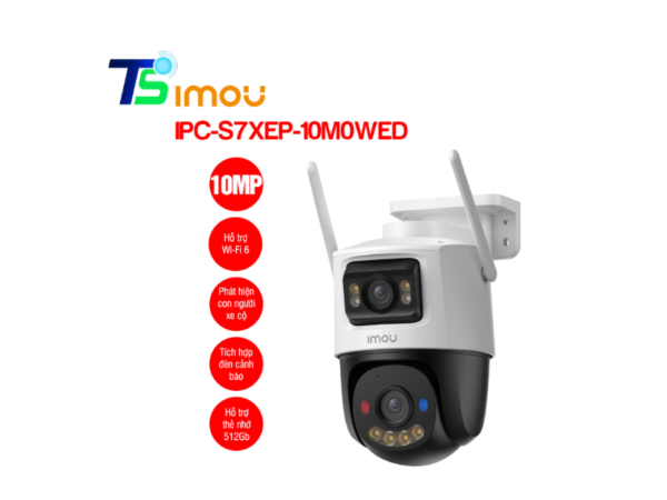 Camera Wifi ngoài trời 10MP iMOU IPC-S7XEP-10M0WED