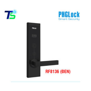 Khóa cửa khách sạn PHGLOCK RF8136 (Đen)