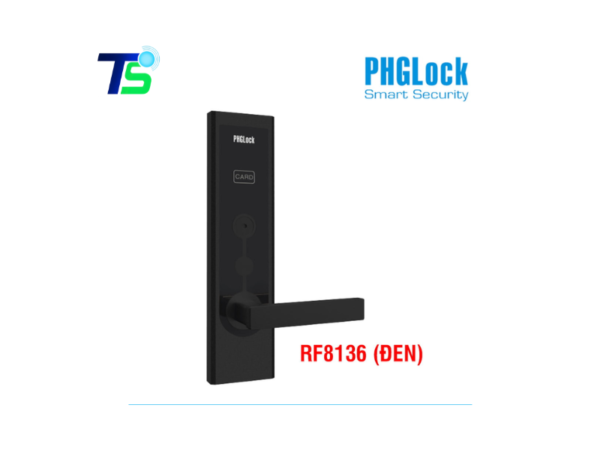 Khóa cửa khách sạn PHGLOCK RF8136 (Đen)