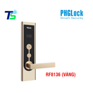 Khóa cửa khách sạn PHGLOCK RF8136 (Vàng)