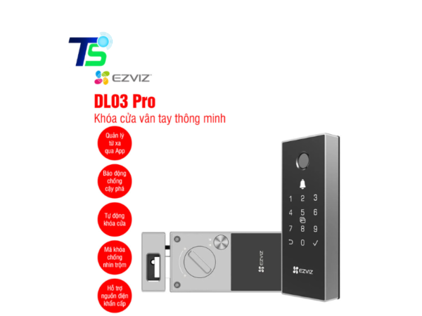 Khóa cửa vân tay thông minh EZVIZ DL03 Pro