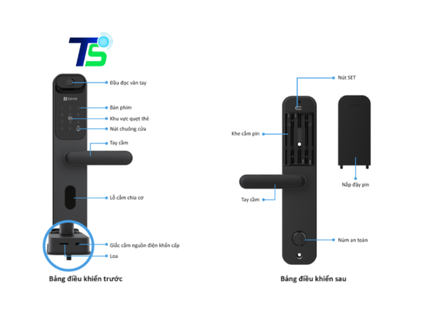 Khóa cửa vân tay thông minh EZVIZ LT70