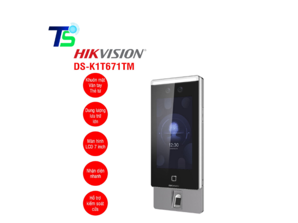 Máy chấm công khuôn mặt HIKVISION DS-K1T671TMFW