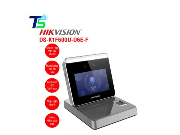 Máy đăng ký khuôn mặt HIKVISION DS-K1F600U-D6E-F