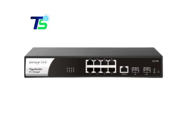 Switch PoE 8 cổng Draytek VigorSwitch P2100